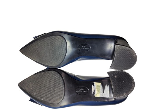 Anne Klein Baretta iFlex marineblau Blockabsatz Pumps mit Schnalle 3" Größe 9 - Bild 5 von 10
