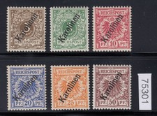 Kolonien Karolinen 1900, Mich.-Nr.:  1-6 II *