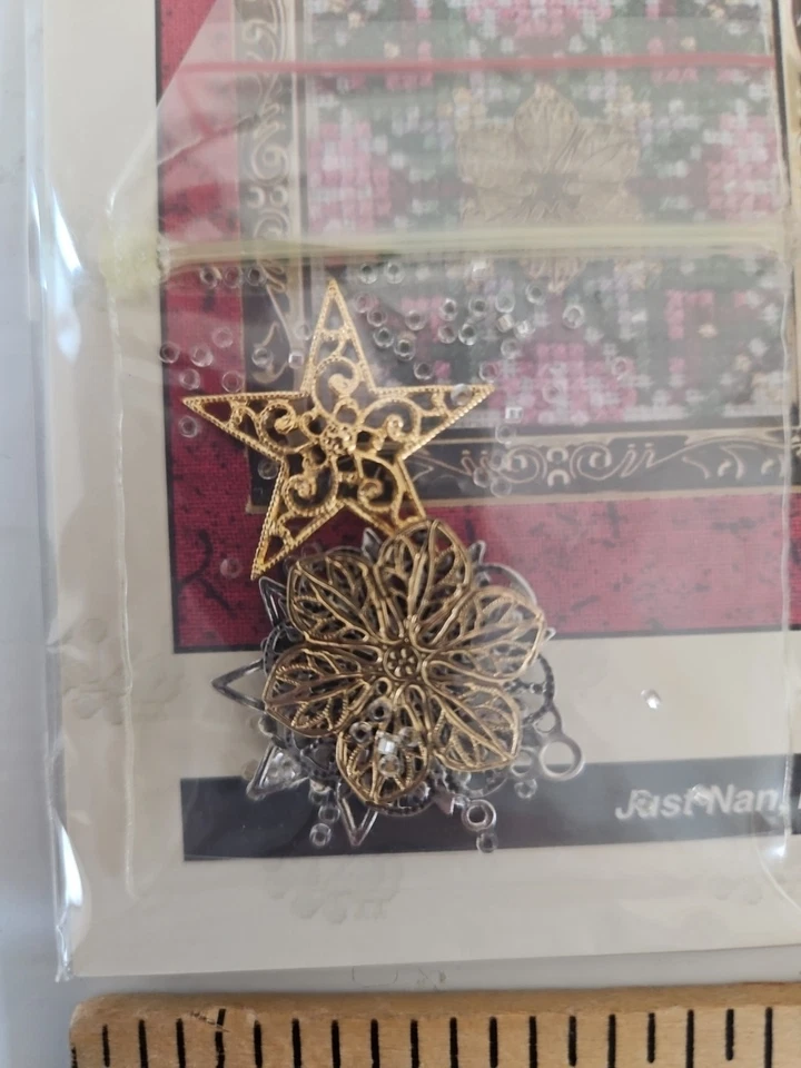 Ornamento Just Nan TWINKLINGS contado ponto cruz padrão JN148 e enfeites - Imagem 2 de 3