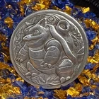 Pokémon Blastoise Round 1 ozt .999 FS Hand Crafted Saint Bees Silver Art COA New