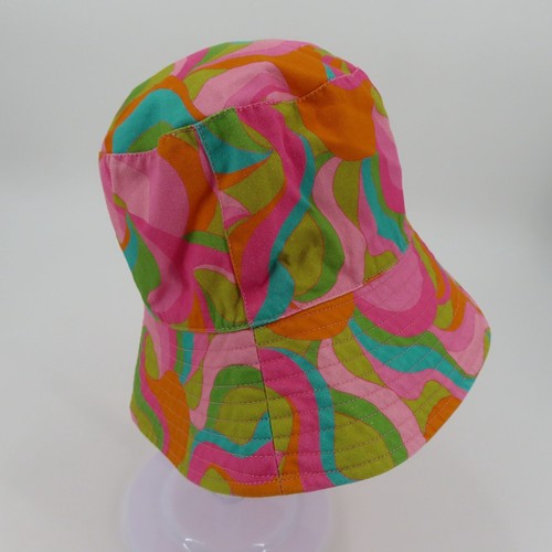 Show Me Your Mumu Barbie Party Wave Womens One Size OSFM Bucket Hat Pink Swirl - Picture 7 of 13