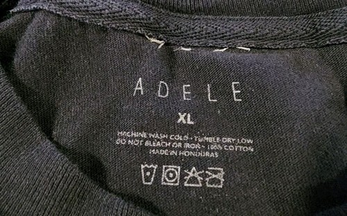 ADELE OFFICIALLY LICENSED SHIRT ADULT XL PRIDE LINE WEEKENDS WITH ADELE VEGAS - Picture 9 of 9