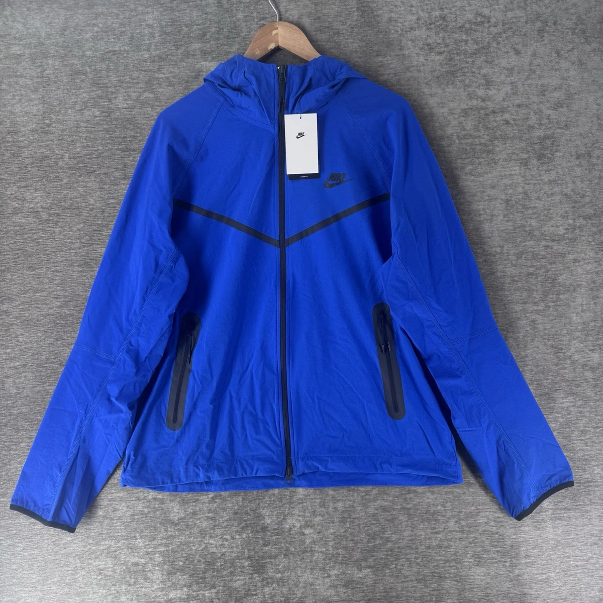 Preços baixos em Jaquetas Nike Tech Fleece Azul Activewear para