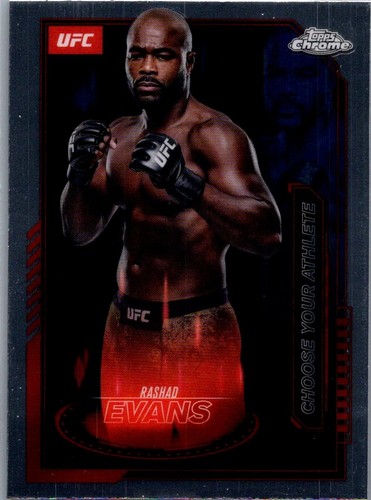 2025 Topps Chrome UFC - Mission Control Rashad Evans #MCL-2