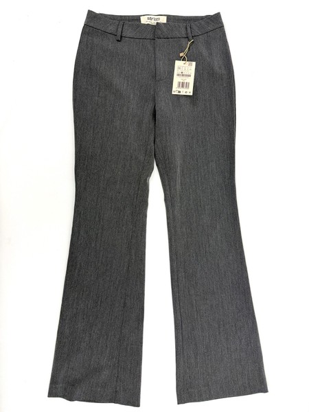 Stradivarius Damen Stoffhose Gr. 36 Weit Geschnitten Bundfalte Mid Waist Hose-image