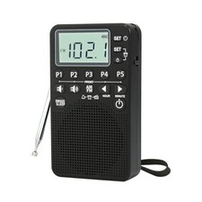 AM FM Portable Pocket Radio, Battery Operated, Digital Tuning, Excellent
