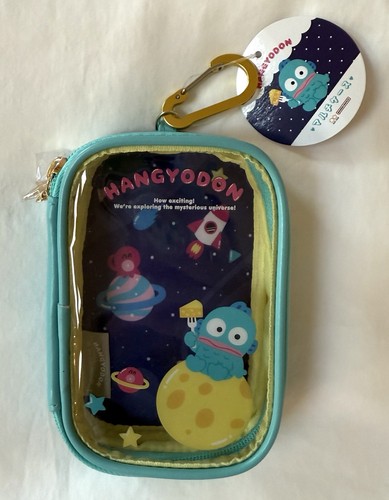Clip marsupio trasparente spazio esterno Sanrio Hangyodon nuovo con etichette ESCLUSIVA GIAPPONESE  - Foto 1 di 4