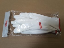 Supreme Rubberized Gloves White FW20A60