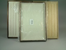 1 Jewelry Tray, 2 Ring Showcase Display Organizers Good Quality 14 x 9 x 1 1/4"