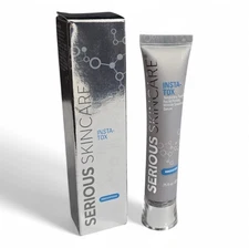 Serious Skincare INSTA-TOX Instant Line & Wrinkle Filler Face Serum Firm .75 oz