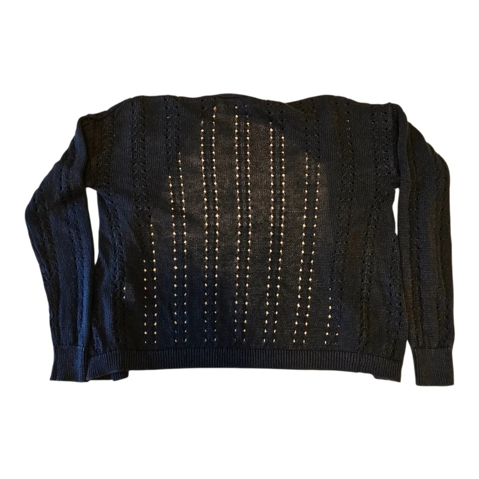 CÁRDIGAN REPÚBLICA BANANA LINO 100% ITALIANO. LIGERAMENTE USADO. TALLA SM Foto 2 de 4