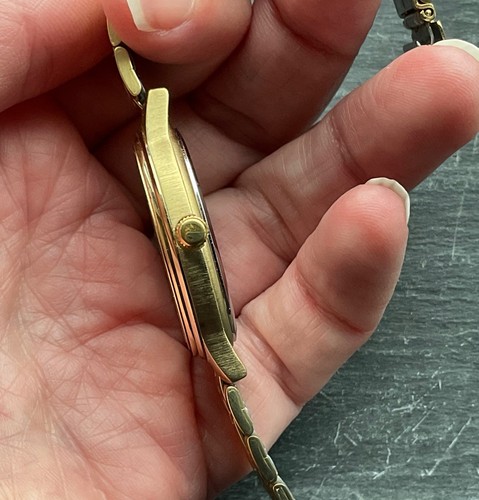 Men’s Rotary gold plated watch WORKING original box & strap EXCELLENT condition - Picture 4 of 17