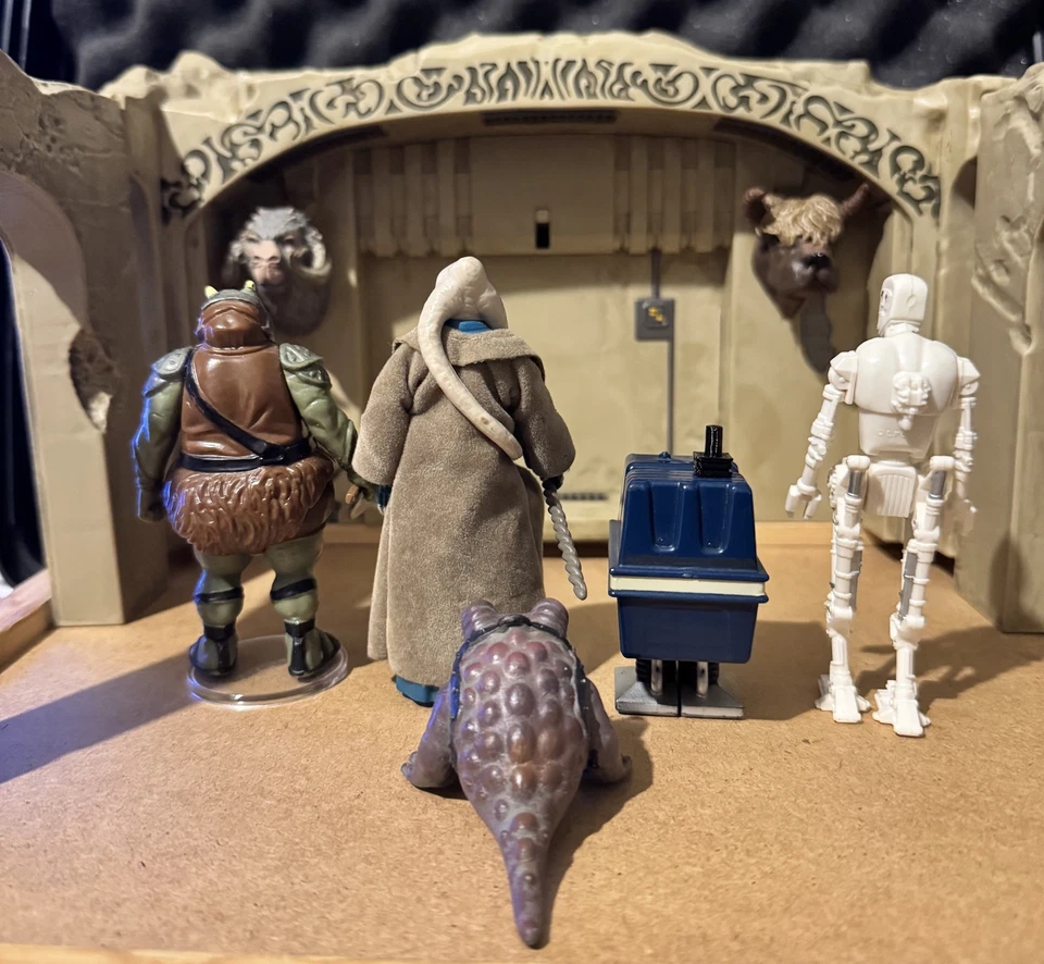 Lote Star Wars Figura Bubo Vintage y Personalizada Palacio de Jabba’s lote y juego  Foto 3 de 4