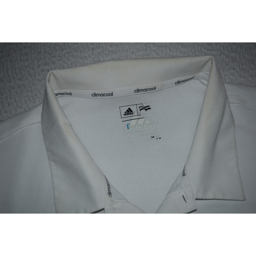 Polo de golf Adidas para hombre talla XL poliéster rendimiento blanco verde gris - Imagen 5 de 9