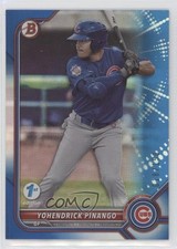 2022 Bowman 1st Edition Blue Foil 18/150 Yohendrick Pinango #BPPF-95 11cz