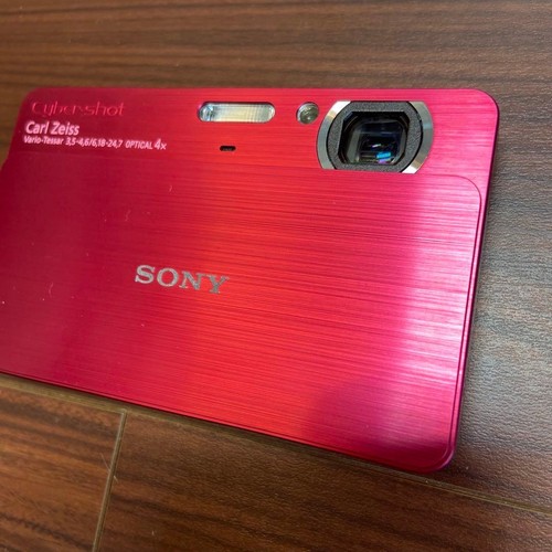Sony Cyber-shot DSC-T700 Digitalkamera Rot Top Zustand Zubehör - Bild 7 von 12