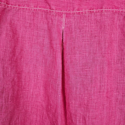 Camisa Tommy Bahama Mujer Lino Abotonada L Rosa Manga Larga Transpirable Lavable - Imagen 16 de 24