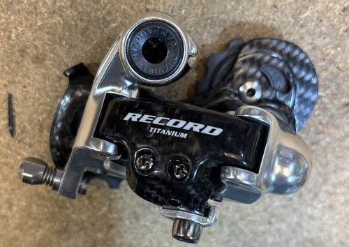 Campagnolo Record RD4-REXS 10-Speed Short Cage Carbon Bike Rear Derailleur, NEW - Picture 2 of 8