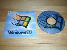 Microsoft Windows 98 Upgrade PC CD-ROM with CD-Key 1998 Original Retail Version