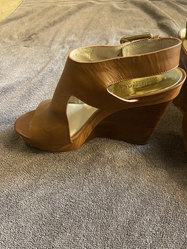 MICHAEL Michael Kors Josephine Wedge Women's Open Toe Wedge Heels Size 7M - Picture 9 of 14