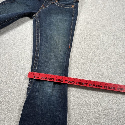 True Religion Jeans Womens 25 (fits 27x33) Low Rise Flare Joey Bootcut Denim - Picture 19 of 21