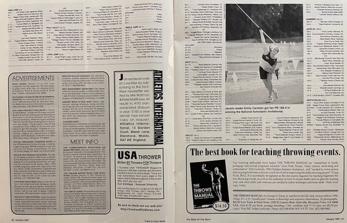 1997 Track and Field News January Cross Country Report, High School Annual - Picture 15 of 24