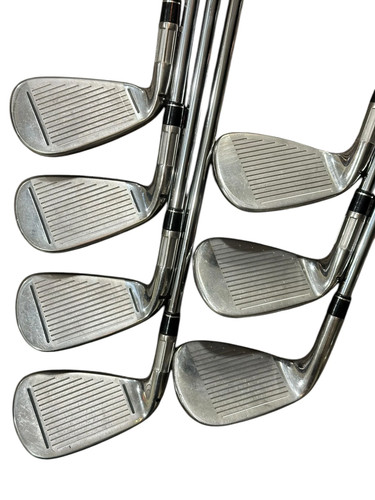 TaylorMade M4 Iron Set 5-AW +1/2" KBS Max 85g R Flex Shafts TM Grips - Picture 2 of 8