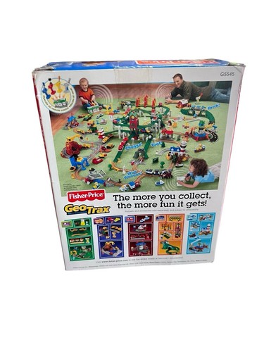 GeoTrax Portside Fishing Pier Set  NEW Boat & Cargo Fisher-Price NOS Y2K 2004 - Picture 3 of 6