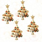  Set of 2 Napkin Buckle Circle Party Holder Christmas Table Decoration Favors