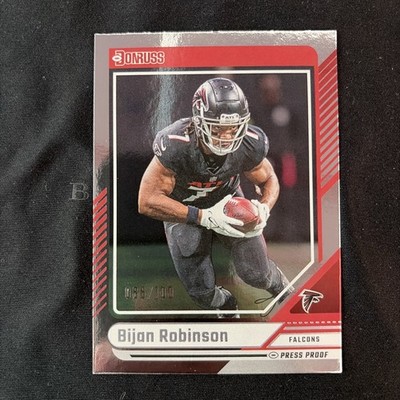 2024 Panini Donruss - Bijan Robinson #162 Silver Press Proof /100