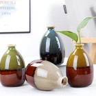 2 Stück einfache Mini-Keramikvase, Tischdekoration, Vase für Zuhause,