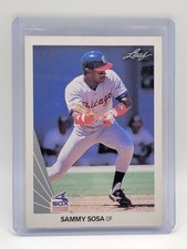 1990 Leaf - Sammy Sosa #220 (RC)