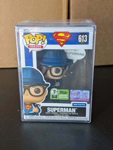 Funko Pop Superman (This Looks Like A Job For) #613 ECCC 1500pcs + Stack IN HAND