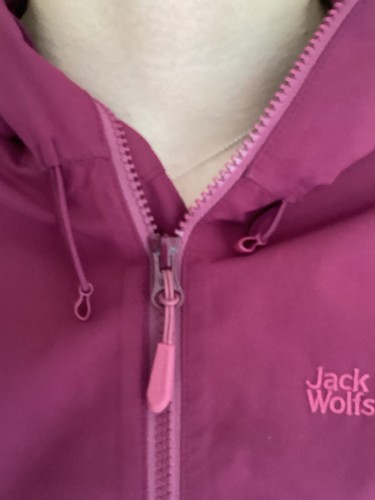 Jack Wolfskin Oban schöne bewährte wasserdichte Damenjacke 8/10/Small/S Pflaume - Bild 5 von 8