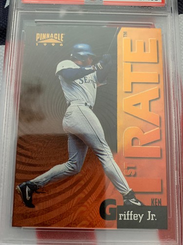 PSA 1996 Pinnacle 1ST RATE DUFEX Ken Griffey Jr. # 1 Clean Card - Picture 3 of 7