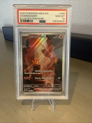 Pokémon 2023 SV 151 Charmander Illustration Rare PSA 10