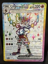 Pokemon TCG - Stellar Crown - Cinderace ex - 157/142 UR - Near Mint