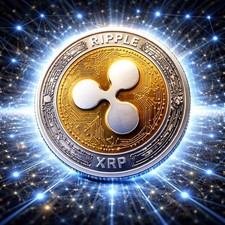 Ripple Digital Identity Display For Crypto Coins, 3 Piece Set Lighting Display