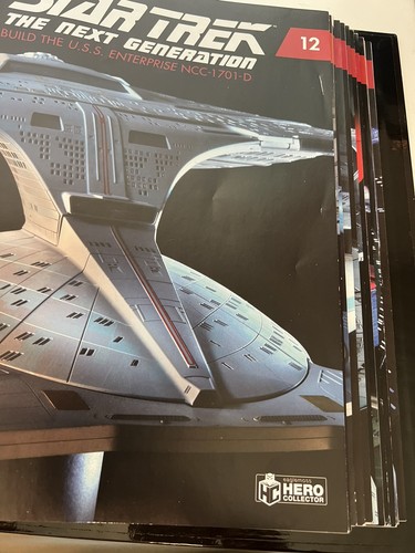 THE ENTIRE FANHOME EAGLEMOSS BUILD THE USS ENTERPRISE NCC-1701 D Stages 1-120 - Picture 9 of 9
