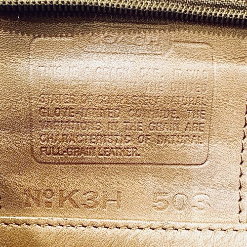 ๐ RARE COACH Vintage Weekender Travel Bag Set | Glove-Tanned Leather Duo USA โ๏ธ - Picture 5 of 12