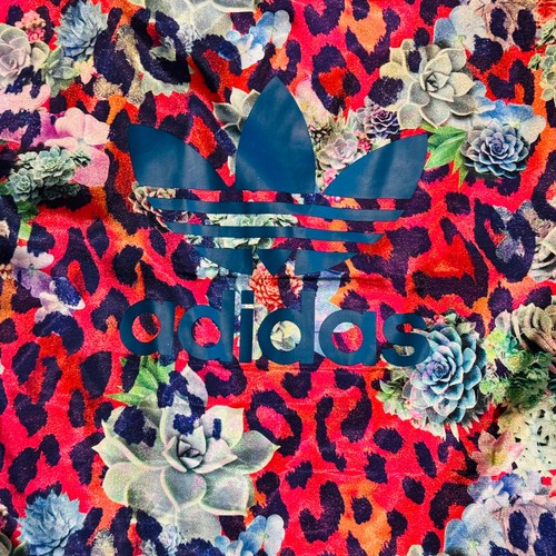 Adidas Trainingsjacke Jugend Mädchen Reißverschluss rosa Blumen Large - Bild 4 von 7