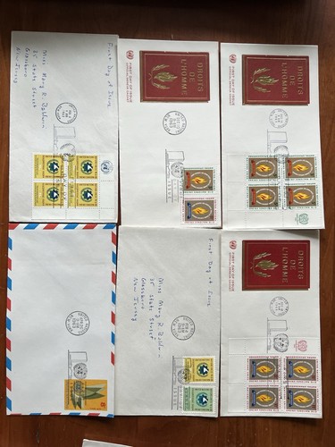 12 Different United Nations First Day Covers From 1963