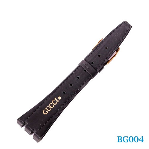 Gucci (9400M) Leather Band Strap Black 22MM With Gucci Buckle 14MM #BG004# - Picture 4 of 4