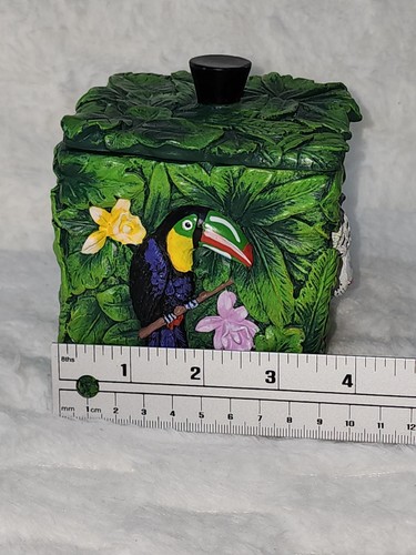 Vintage Jungle Rain Forest Green Animal Theme Bathroom Set Of 3 Girraffe Kmart - Picture 11 of 18