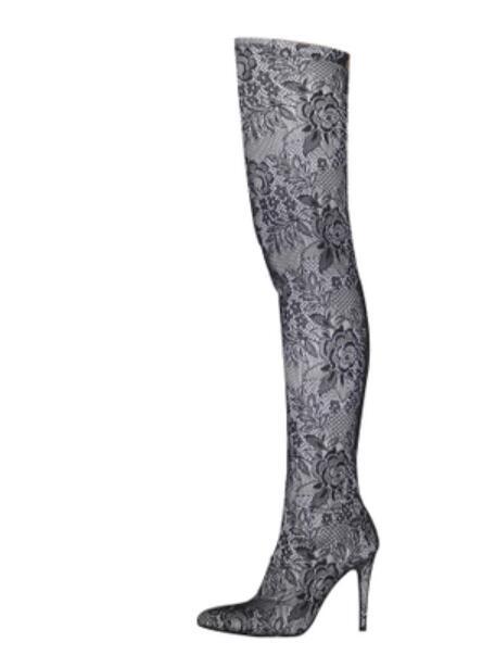 Womens Embroidery Floral Lace Thigh High Over Knee Stretch Stretch Stretch Sock Boots shoes G470 6ef8fe Womens Embroidery Floral Lace Thigh High Over Knee Stretch Stretch Stretch Sock Boots shoes G470 6ef8fe