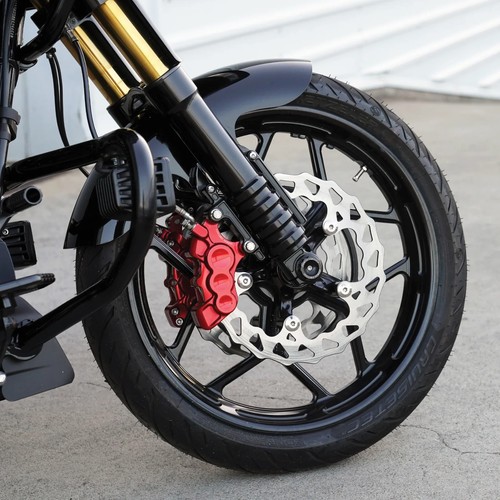Harley Front Wheel W Tire Arlen Ness 71-518 Wheel Speed 5 Forged Black 21x3.5 X6 - Picture 2 of 12