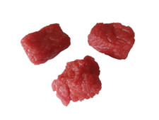 Display Faux Food Prop Beef Cubes Raw New