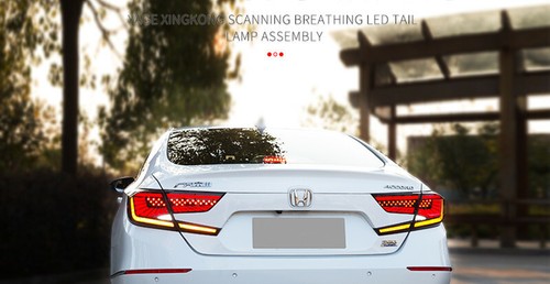 LED Tail Light For Honda Accord 2018-2022 Smoke Sequential Signal Rear Lamp - Picture 10 of 11