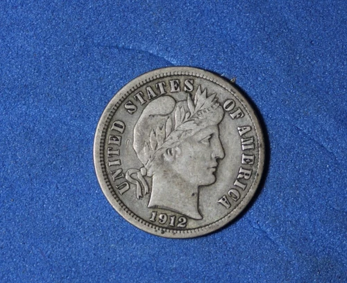 1912- Barber One Dime #P29548