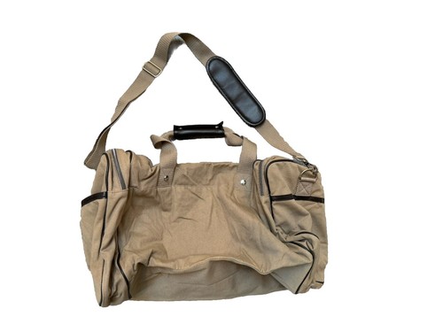 Calvin Klein Extra Large Duffle Bag Vintage Canvas Original Weekend Travel Bag - Picture 4 of 16